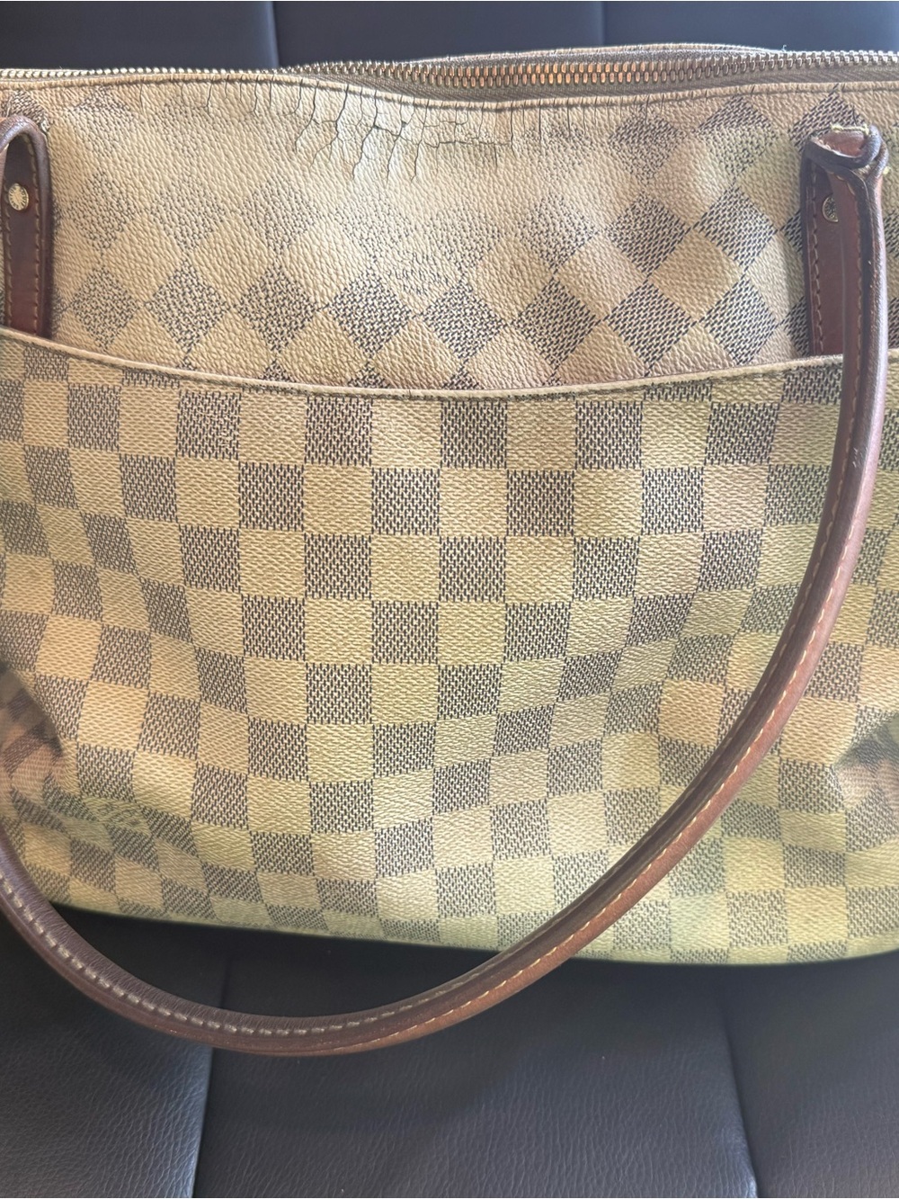 Louis Vuitton Totally MM Damier Azur Tote – Authentic – Preowned